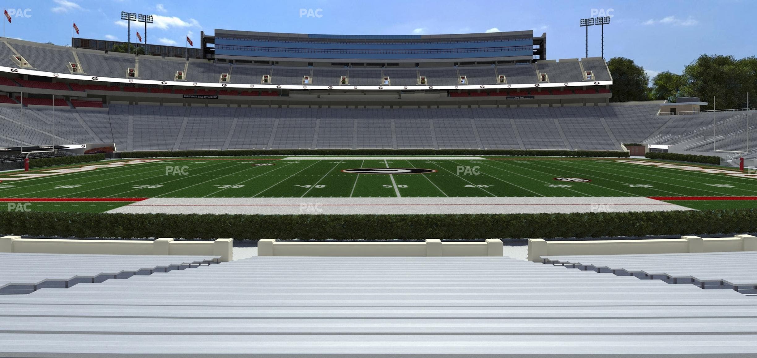 Sanford Stadium - Section 107 Seat View