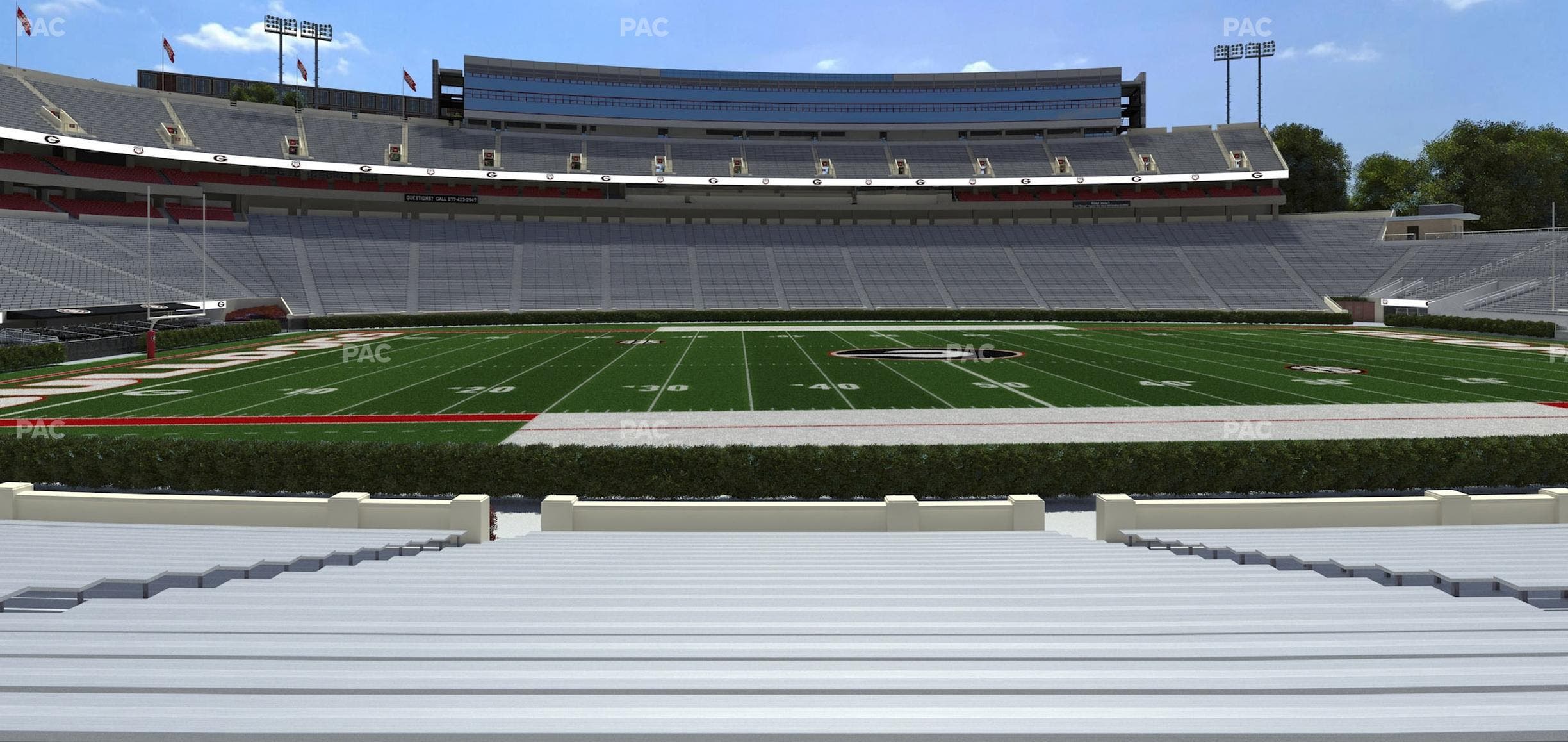 Sanford Stadium - Section 108 Seat View