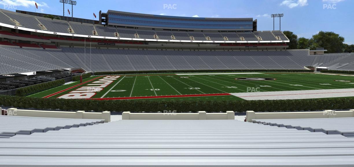 Sanford Stadium - Section 110 Seat View