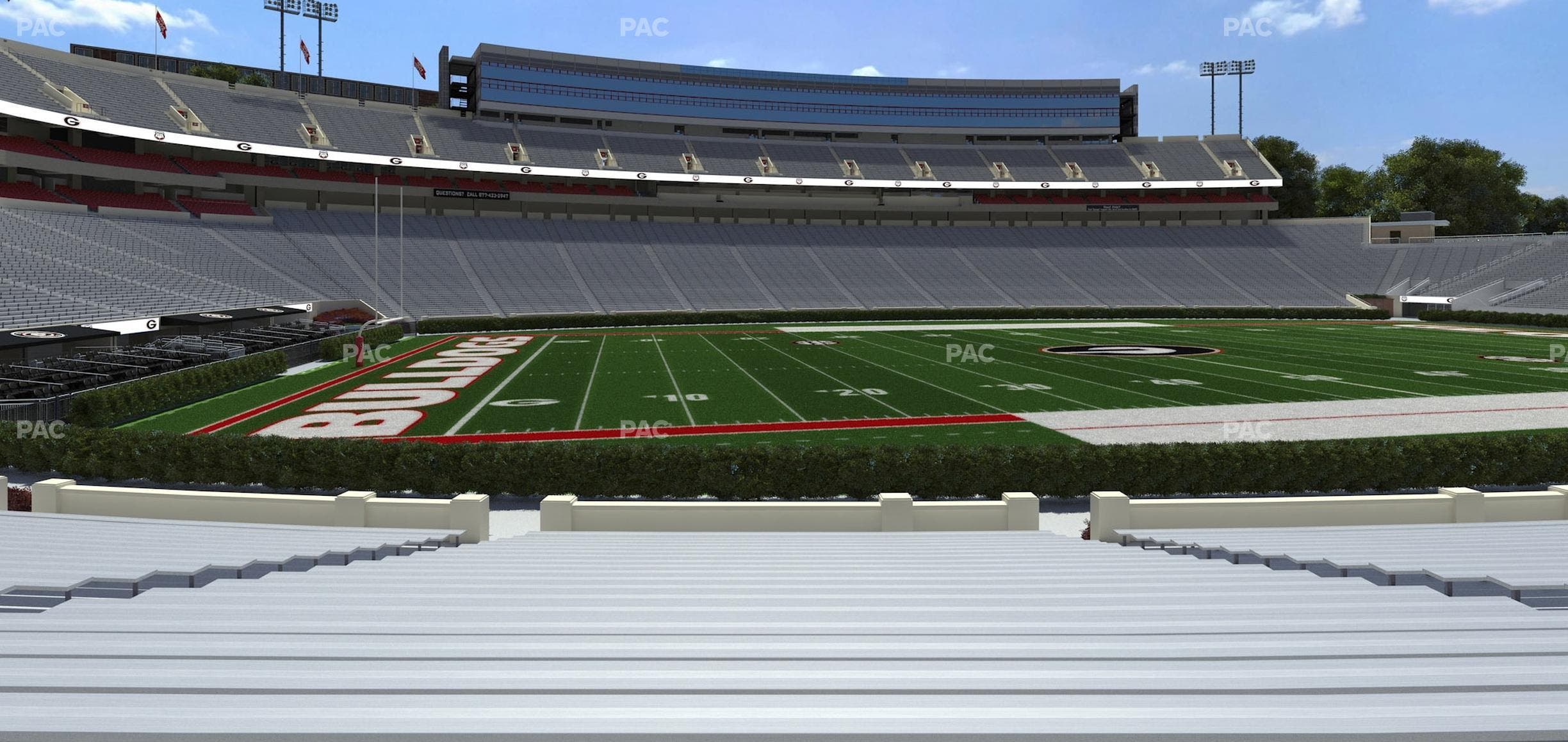 Sanford Stadium - Section 110 Seat View
