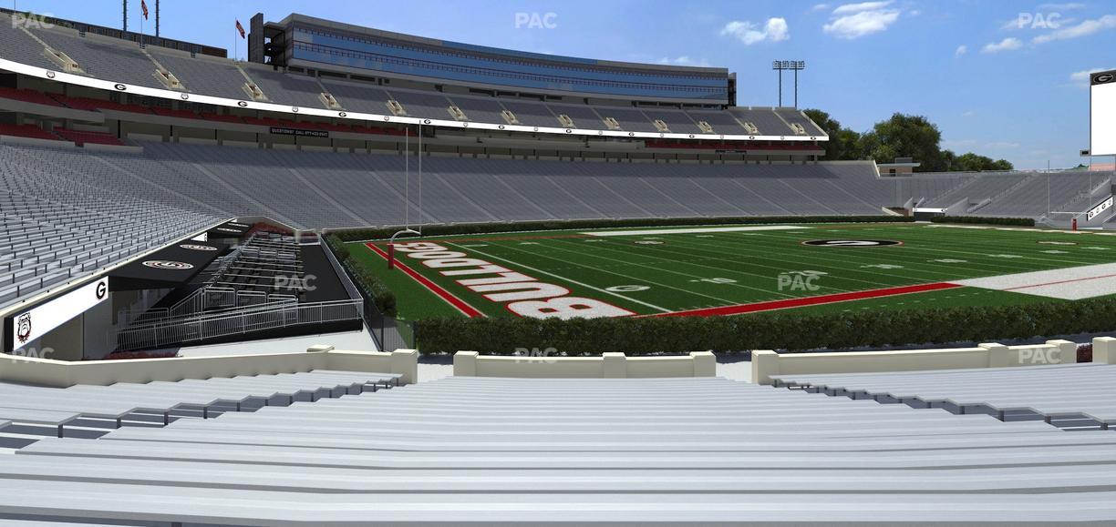Sanford Stadium - Section 112 Seat View