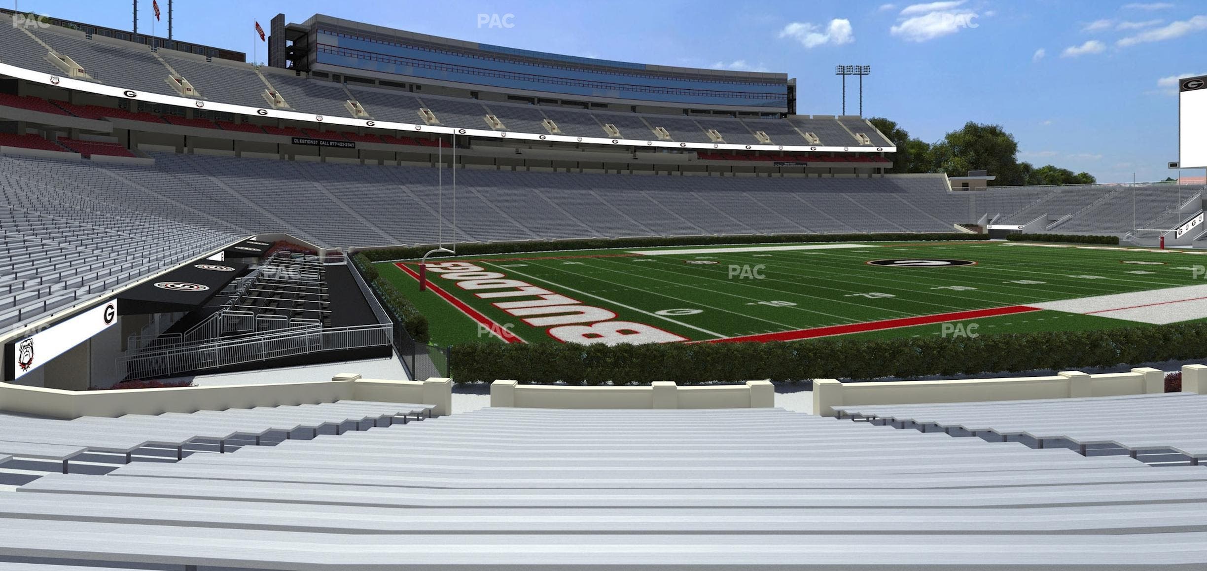Sanford Stadium - Section 112 Seat View
