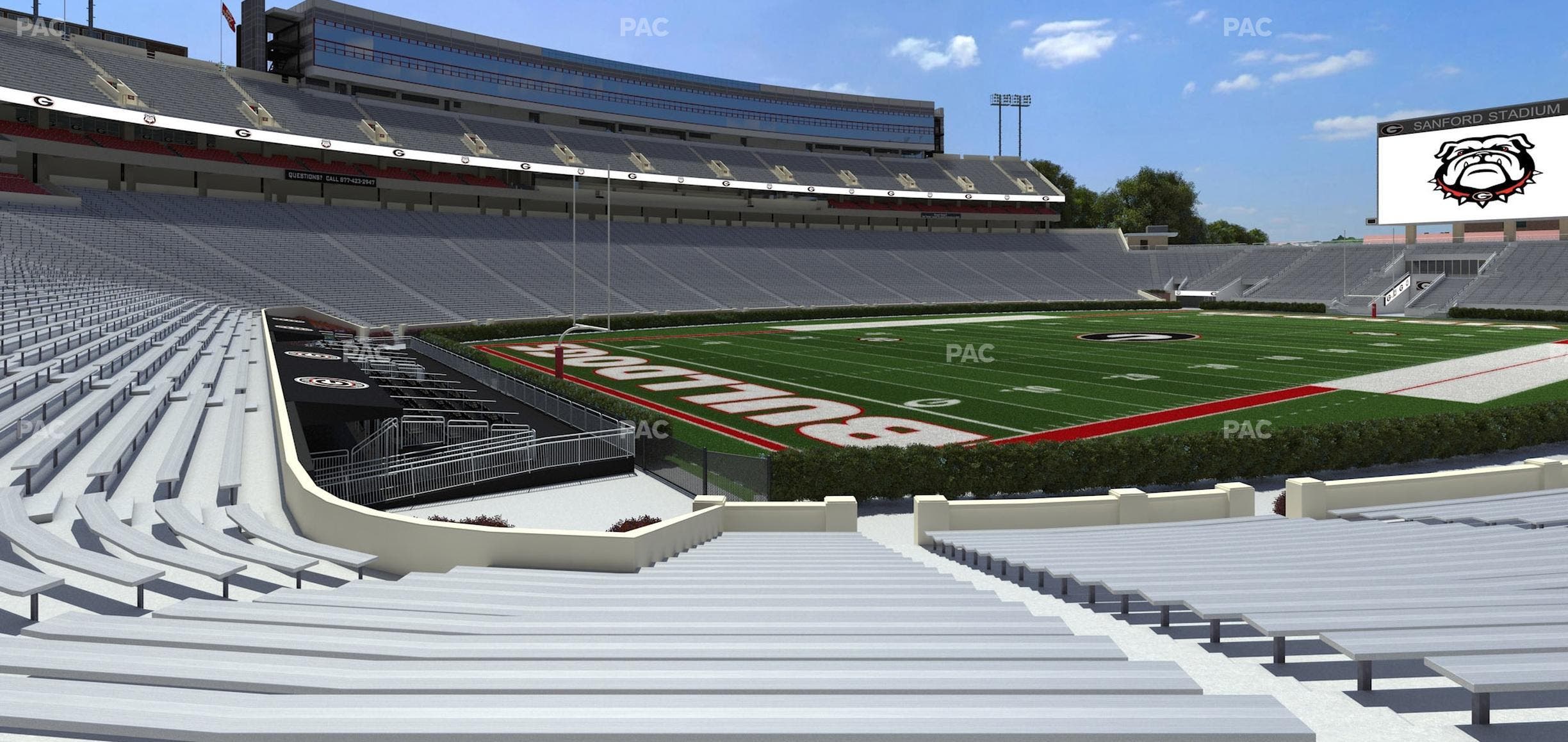Sanford Stadium - Section 113 Seat View