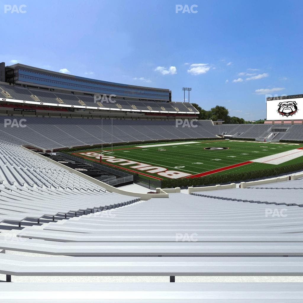 Sanford Stadium - Section 114 Seat View