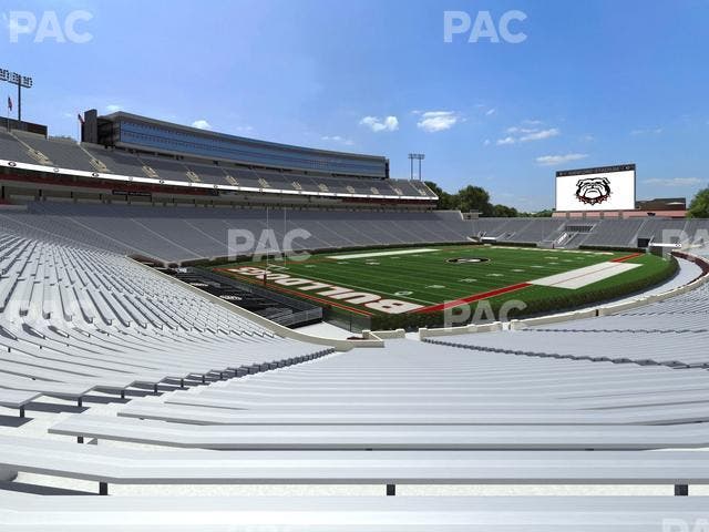 Sanford Stadium - Section 114 Seat View