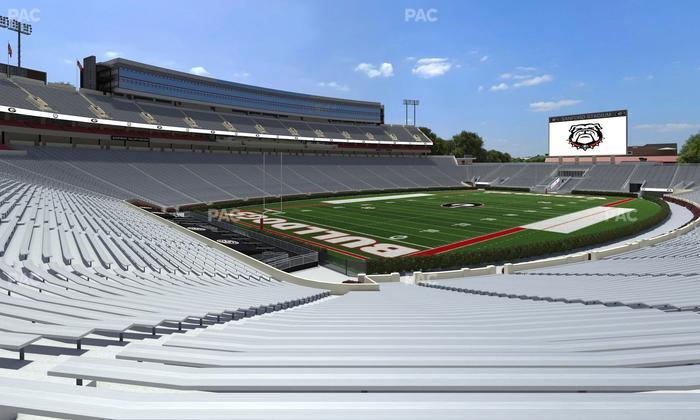 Sanford Stadium - Section 114 Seat View
