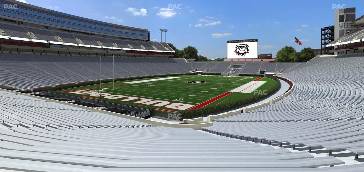 Sanford Stadium - Section 115 Seat View