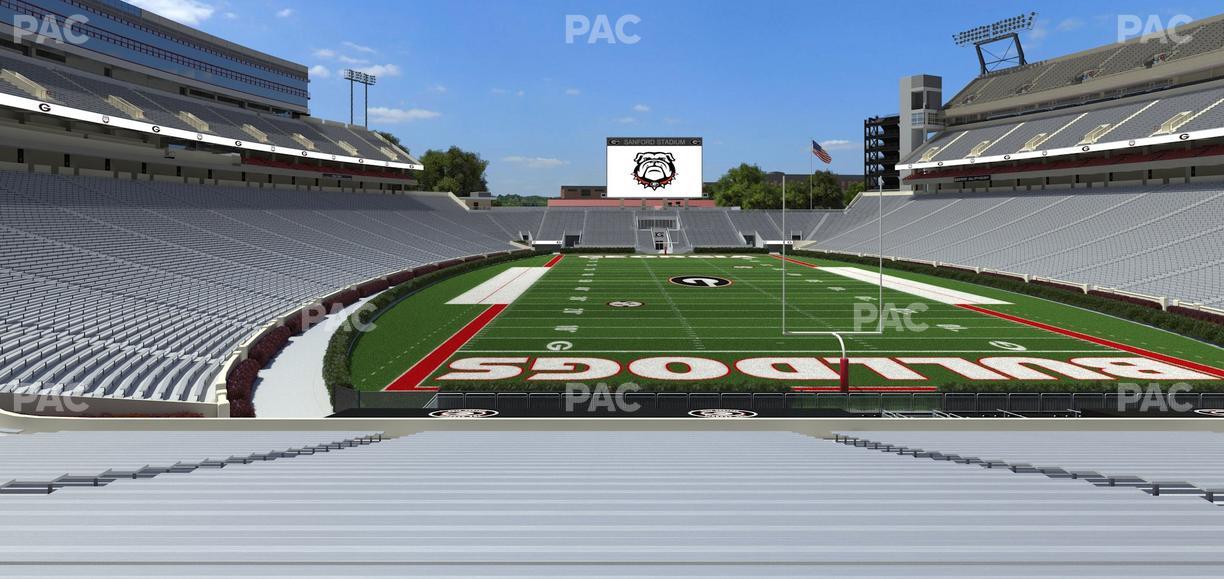 Sanford Stadium - Section 120 Seat View