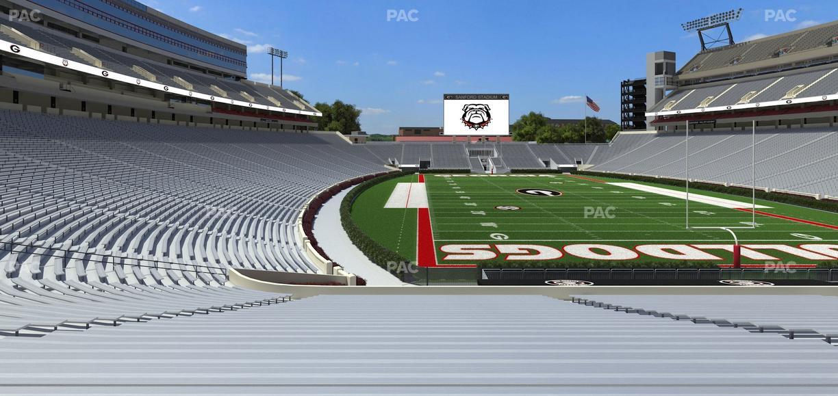 Sanford Stadium - Section 121 Seat View