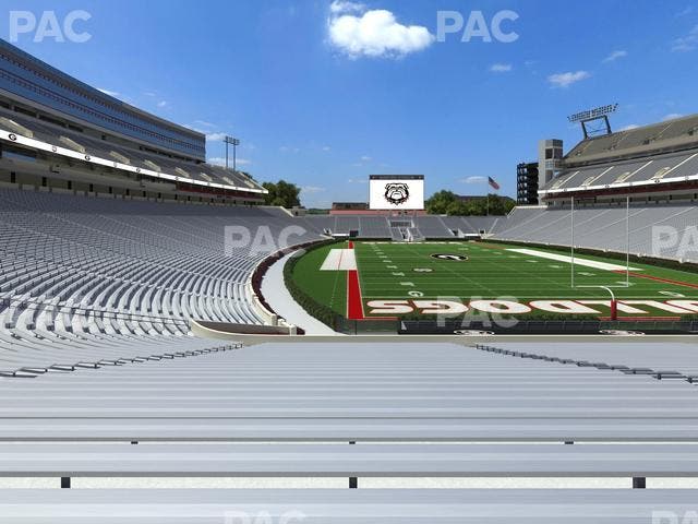 Sanford Stadium - Section 121 Seat View