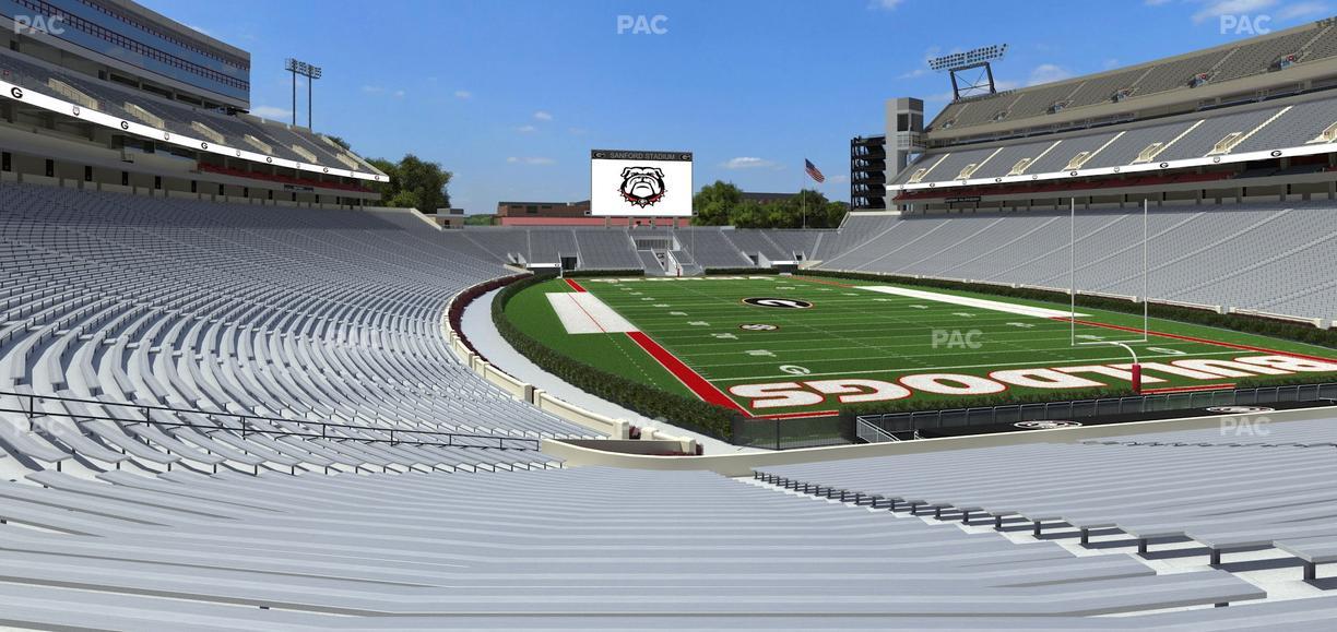 Sanford Stadium - Section 122 Seat View