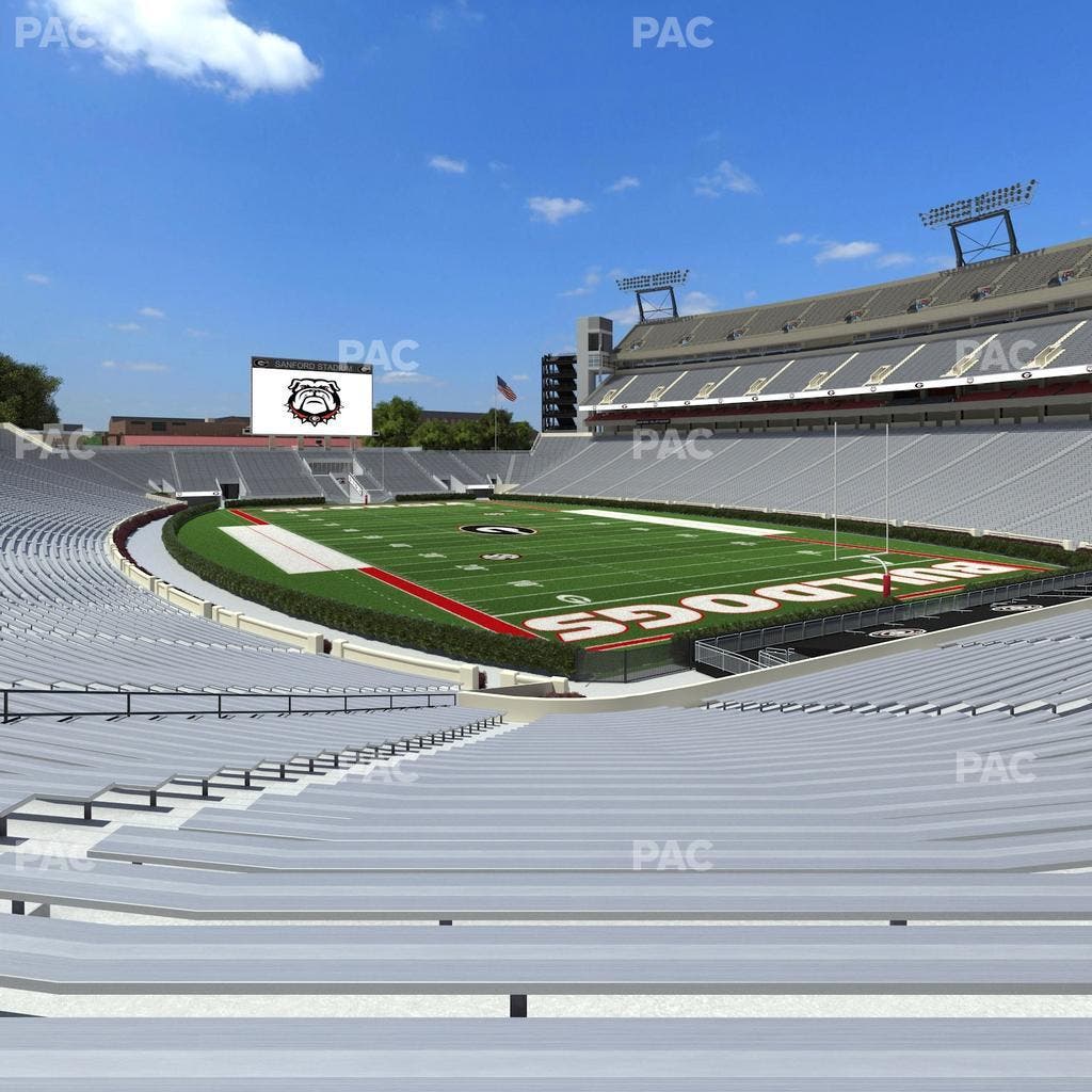 Sanford Stadium - Section 123 Seat View