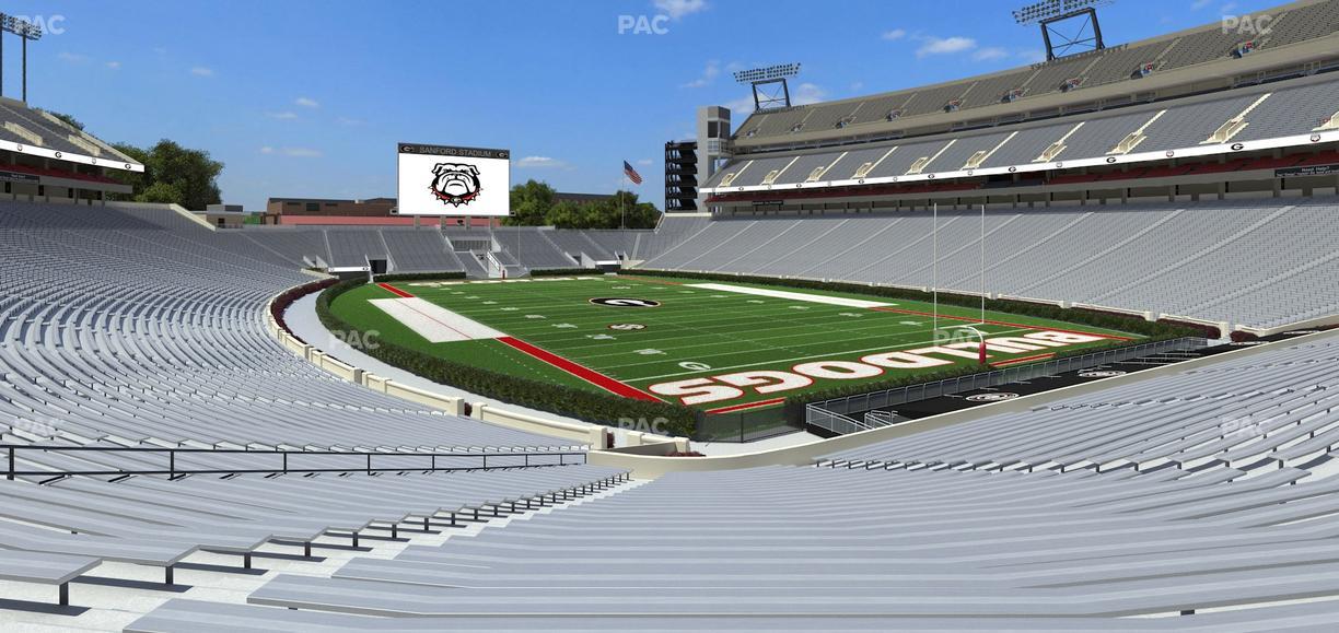 Sanford Stadium - Section 123 Seat View