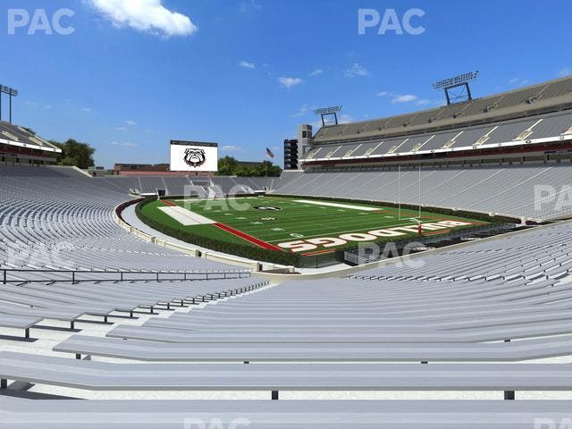 Sanford Stadium - Section 123 Seat View