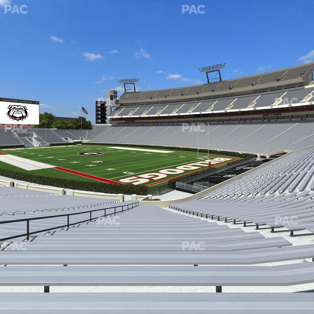 Sanford Stadium - Section 124 Seat View