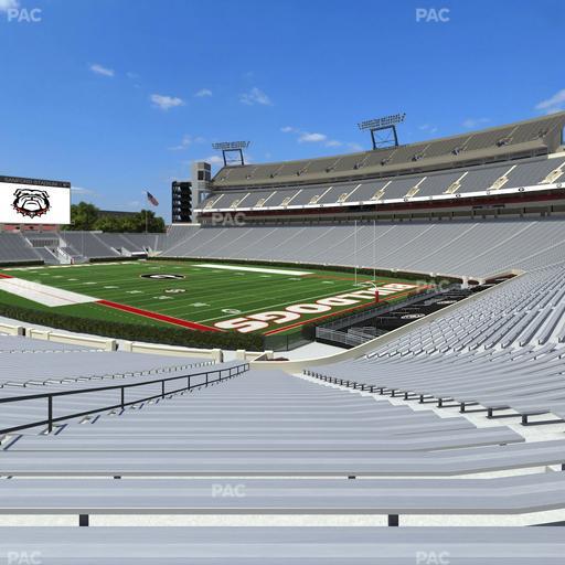 Sanford Stadium - Section 124 Seat View