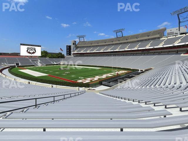 Sanford Stadium - Section 124 Seat View