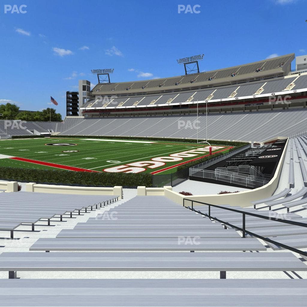 Sanford Stadium - Section 125 Seat View
