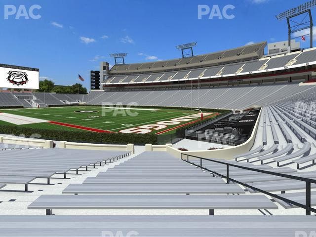 Sanford Stadium - Section 125 Seat View
