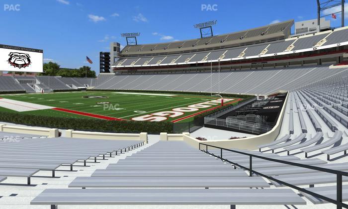 Sanford Stadium - Section 125 Seat View
