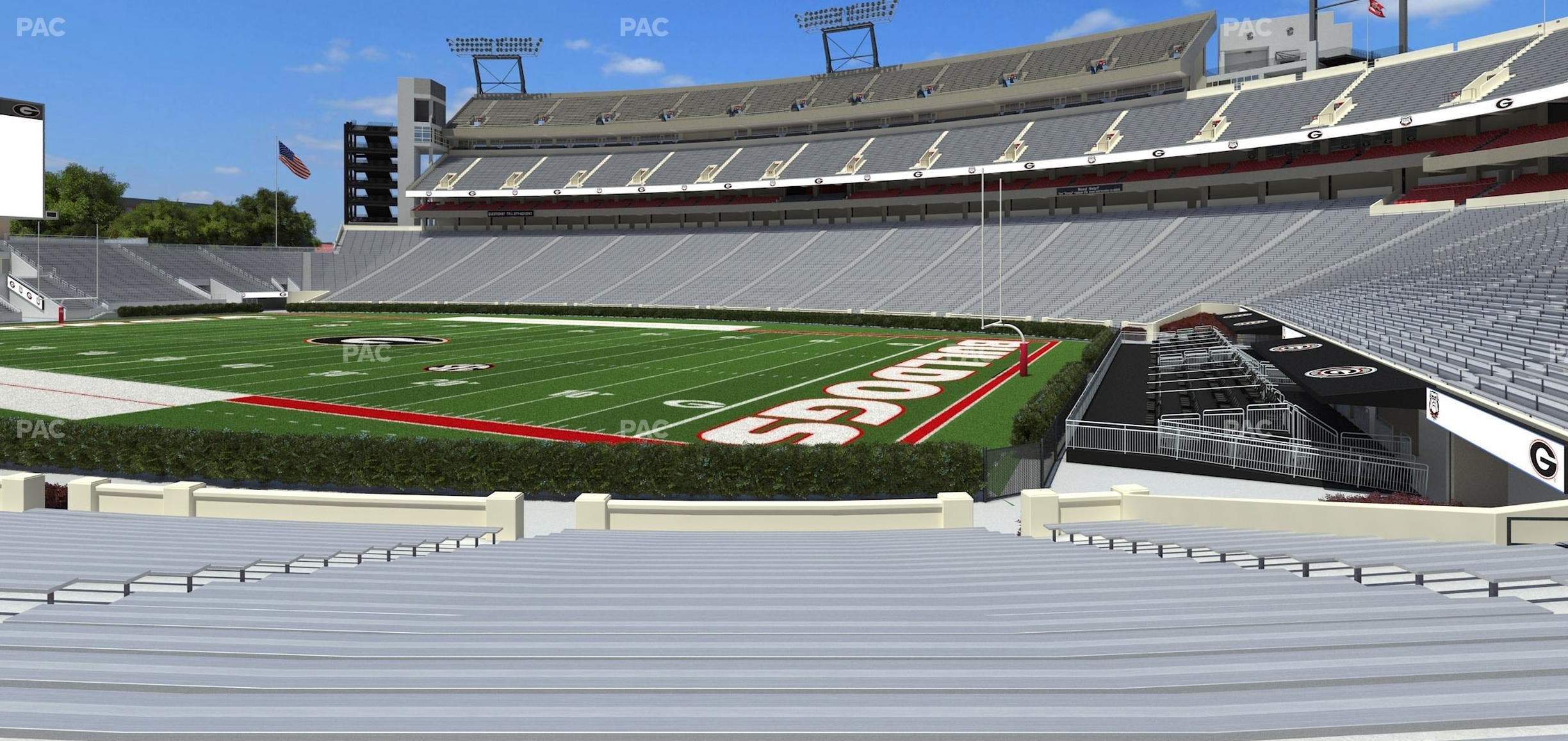 Sanford Stadium - Section 126 Seat View