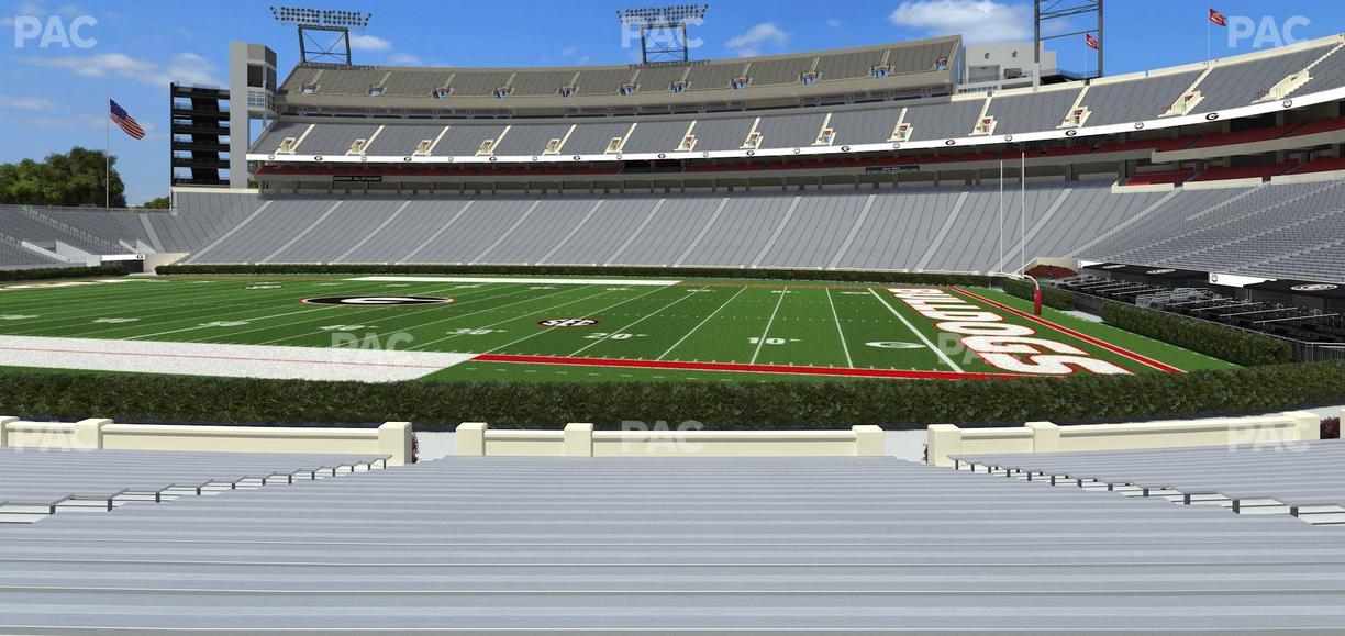 Sanford Stadium - Section 128 Seat View