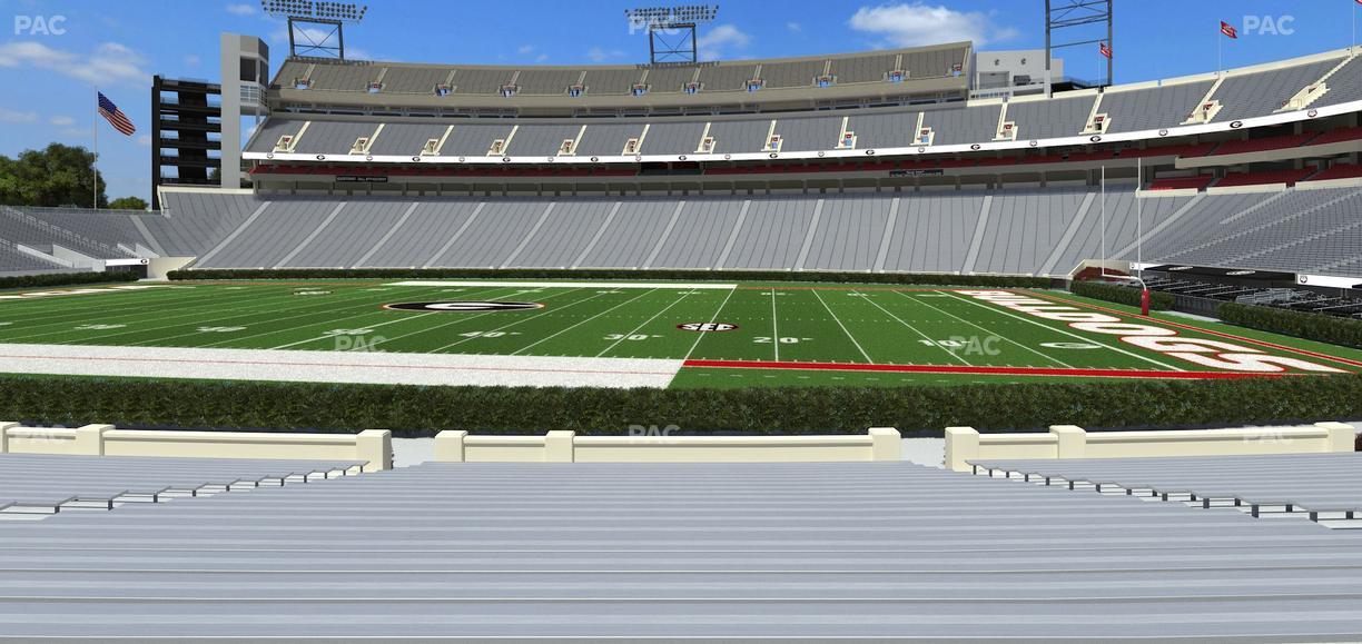 Sanford Stadium - Section 129 Seat View