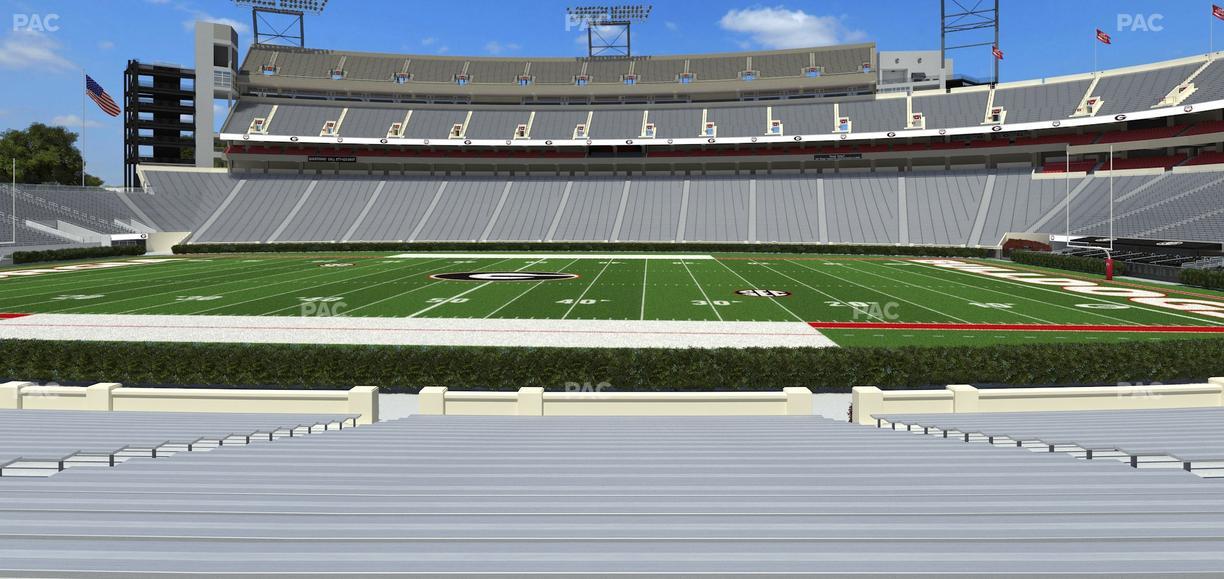 Sanford Stadium - Section 130 Seat View
