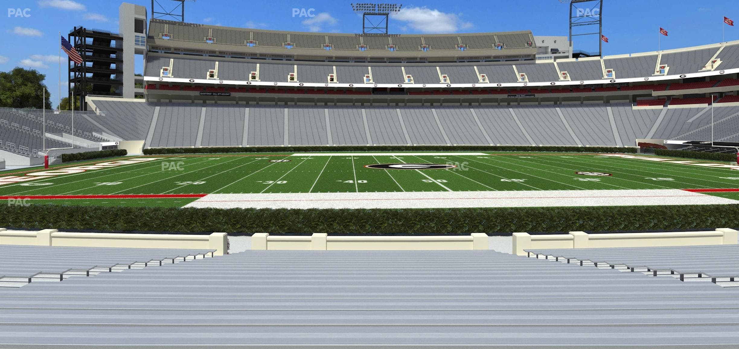 Sanford Stadium - Section 132 Seat View