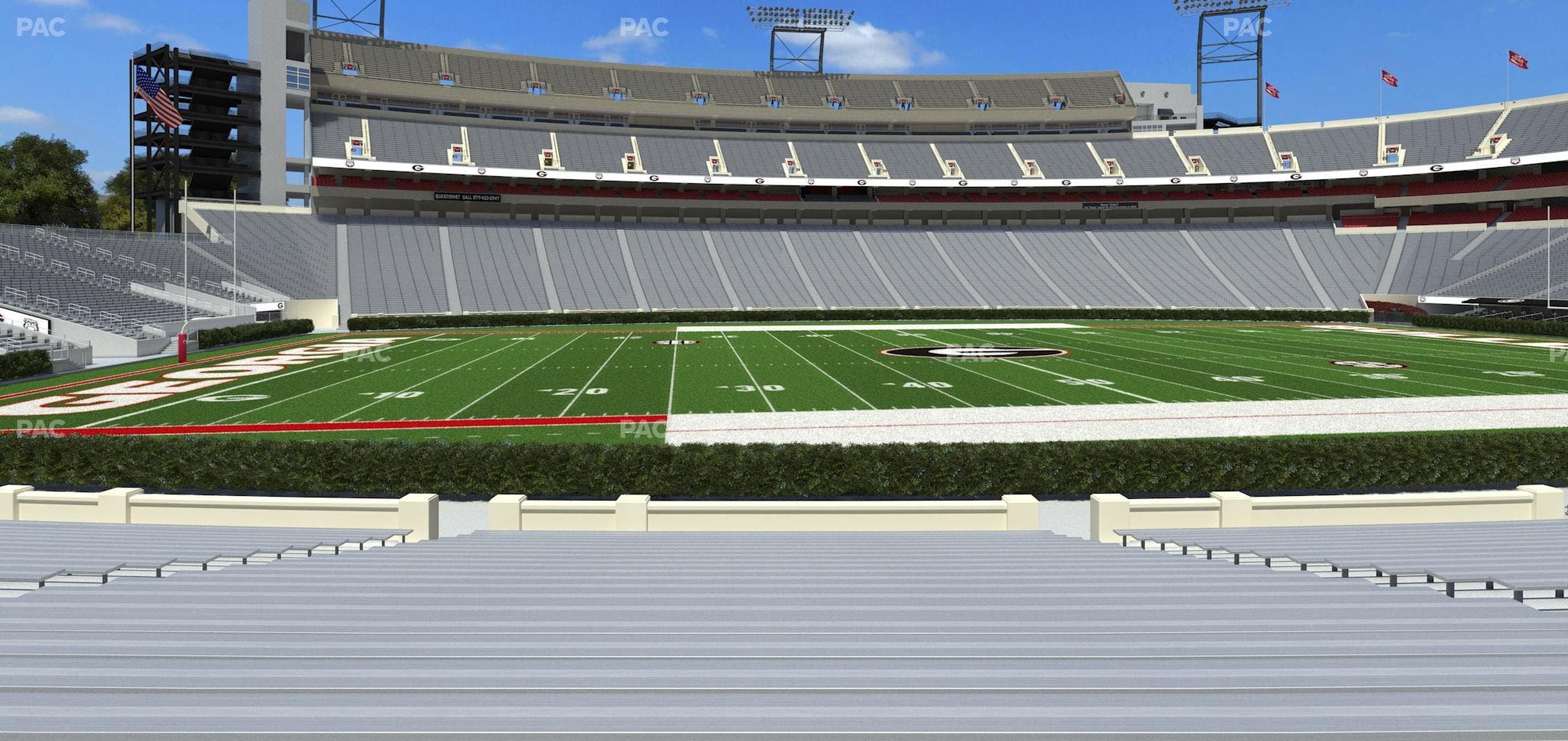 Sanford Stadium - Section 133 Seat View