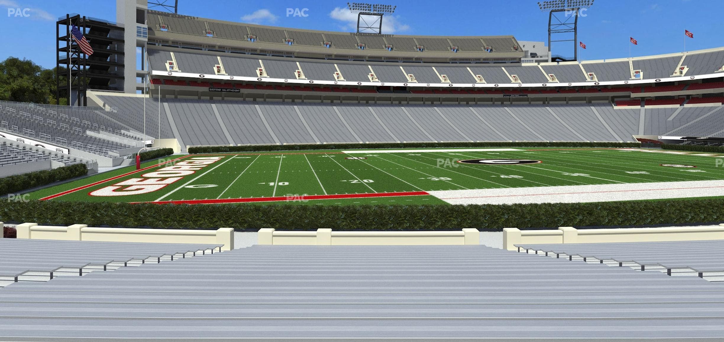 Sanford Stadium - Section 134 Seat View