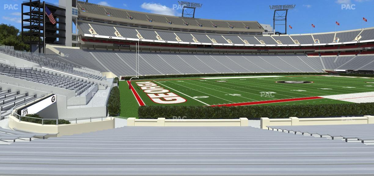 Sanford Stadium - Section 136 Seat View