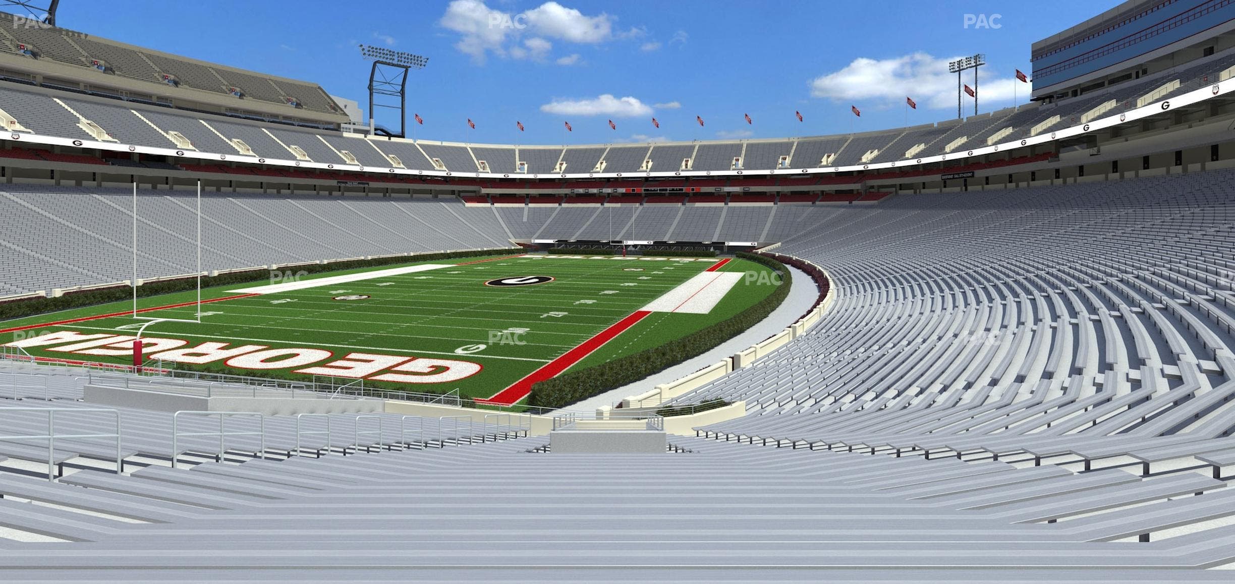 Sanford Stadium - Section 138 Seat View