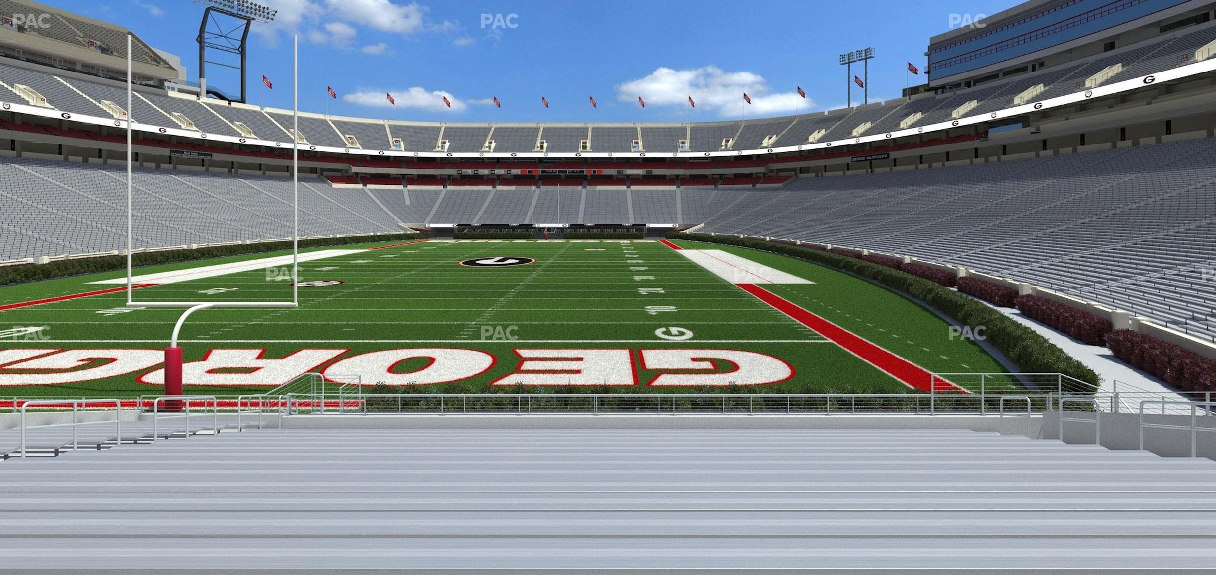 Sanford Stadium - Section 140 Seat View
