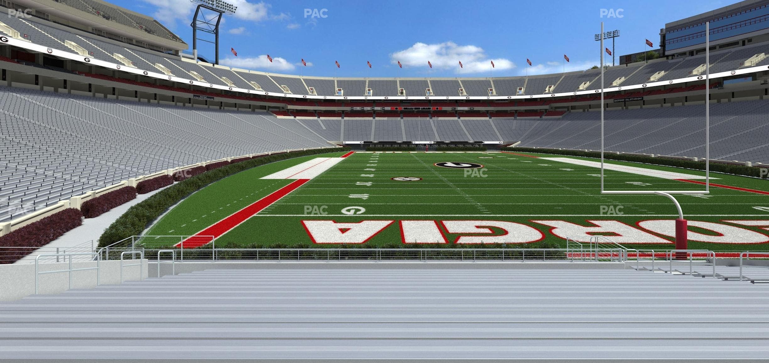 Sanford Stadium - Section 142 Seat View