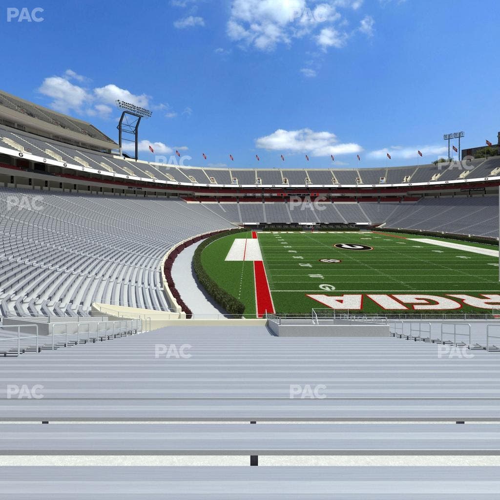Sanford Stadium - Section 143 Seat View