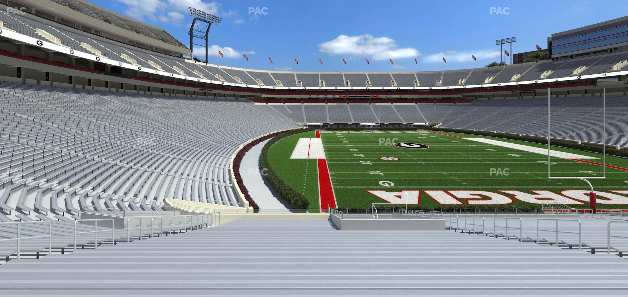 Sanford Stadium - Section 143 Seat View