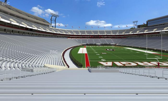Sanford Stadium - Section 143 Seat View