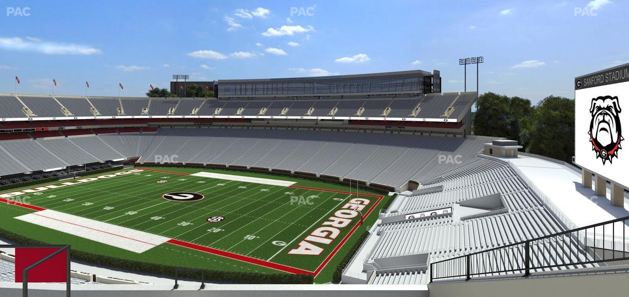 Sanford Stadium - Section 301 Seat View
