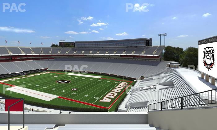 Sanford Stadium - Section 301 Seat View