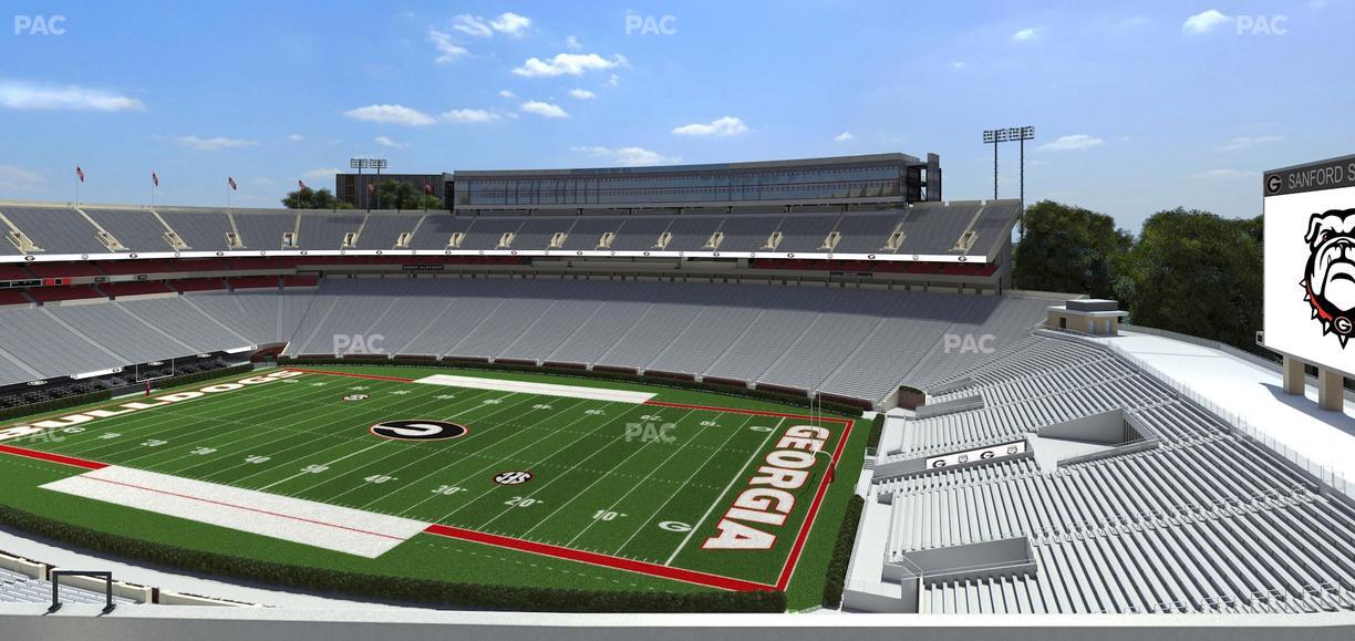 Sanford Stadium - Section 302 Seat View