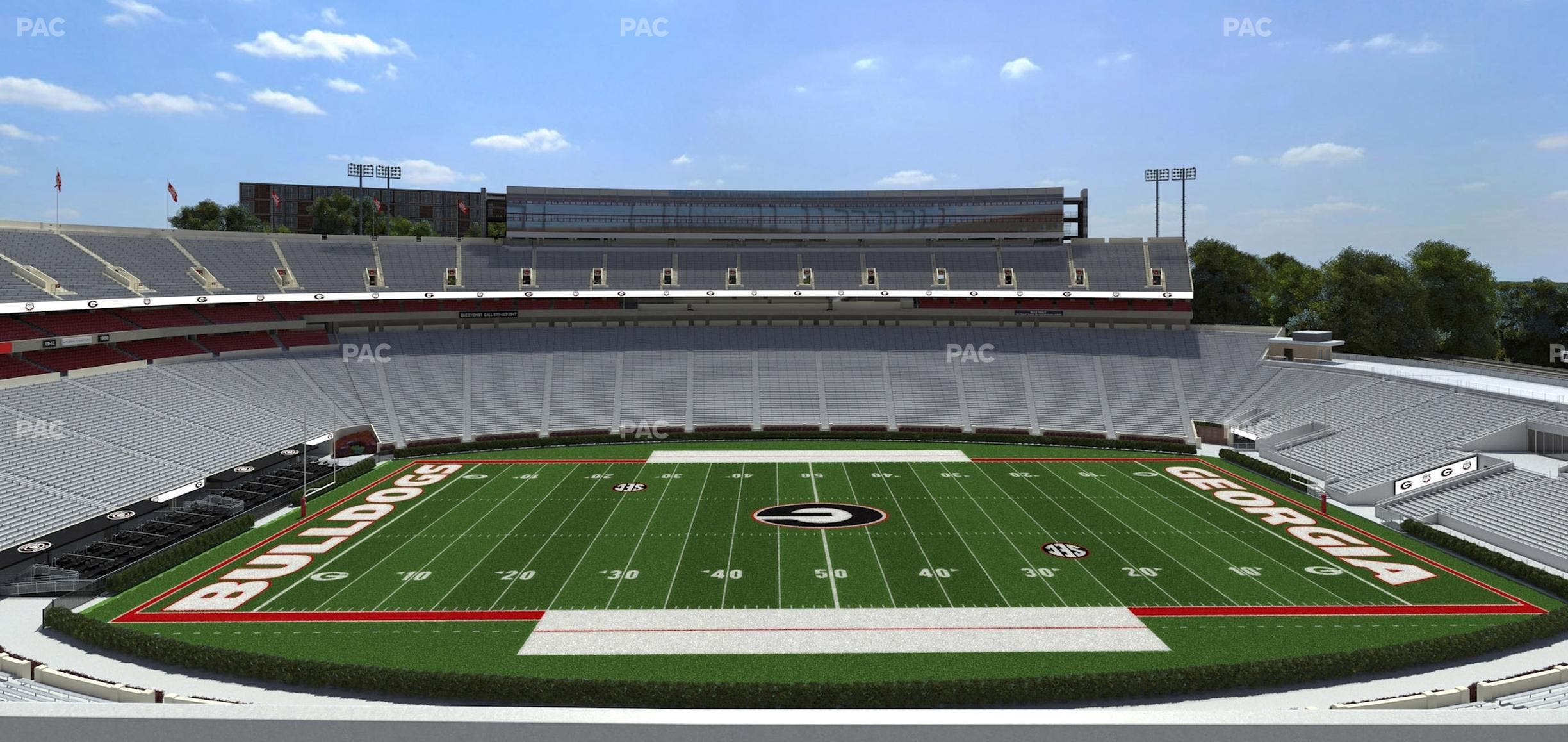 Sanford Stadium - Section 307 Seat View