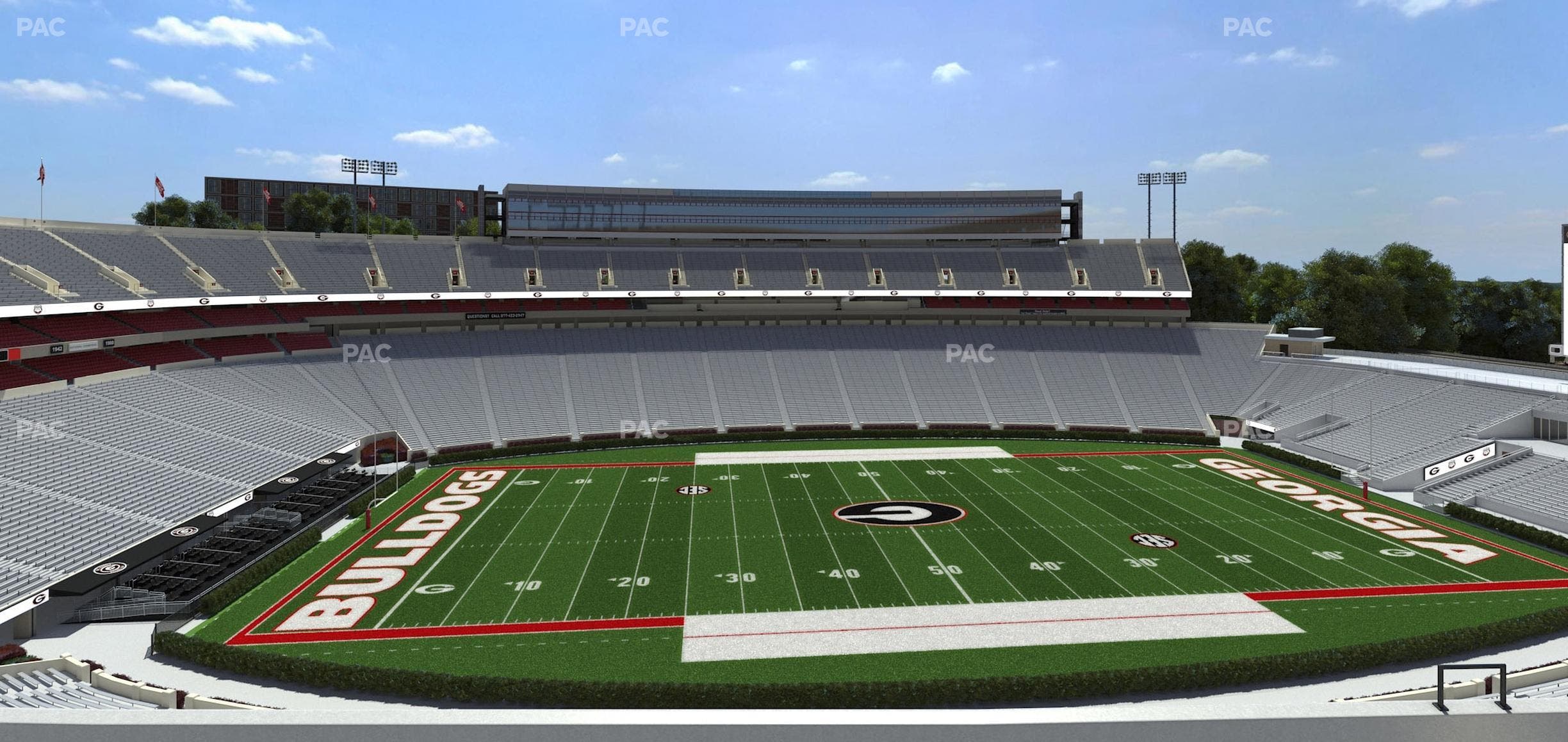 Sanford Stadium - Section 308 Seat View