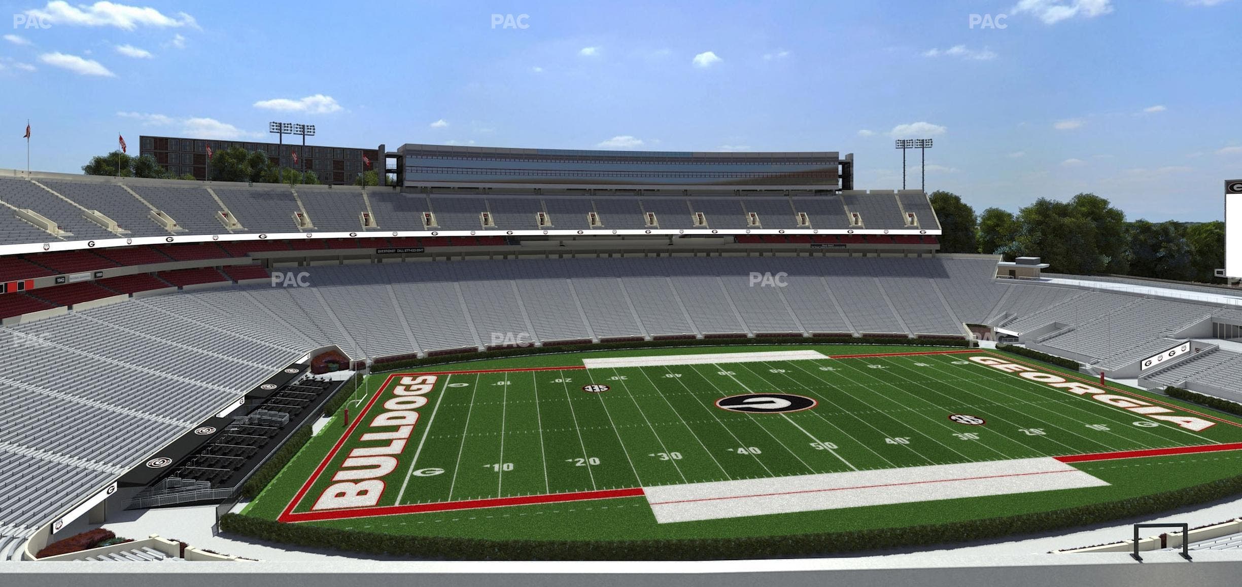 Sanford Stadium - Section 309 Seat View