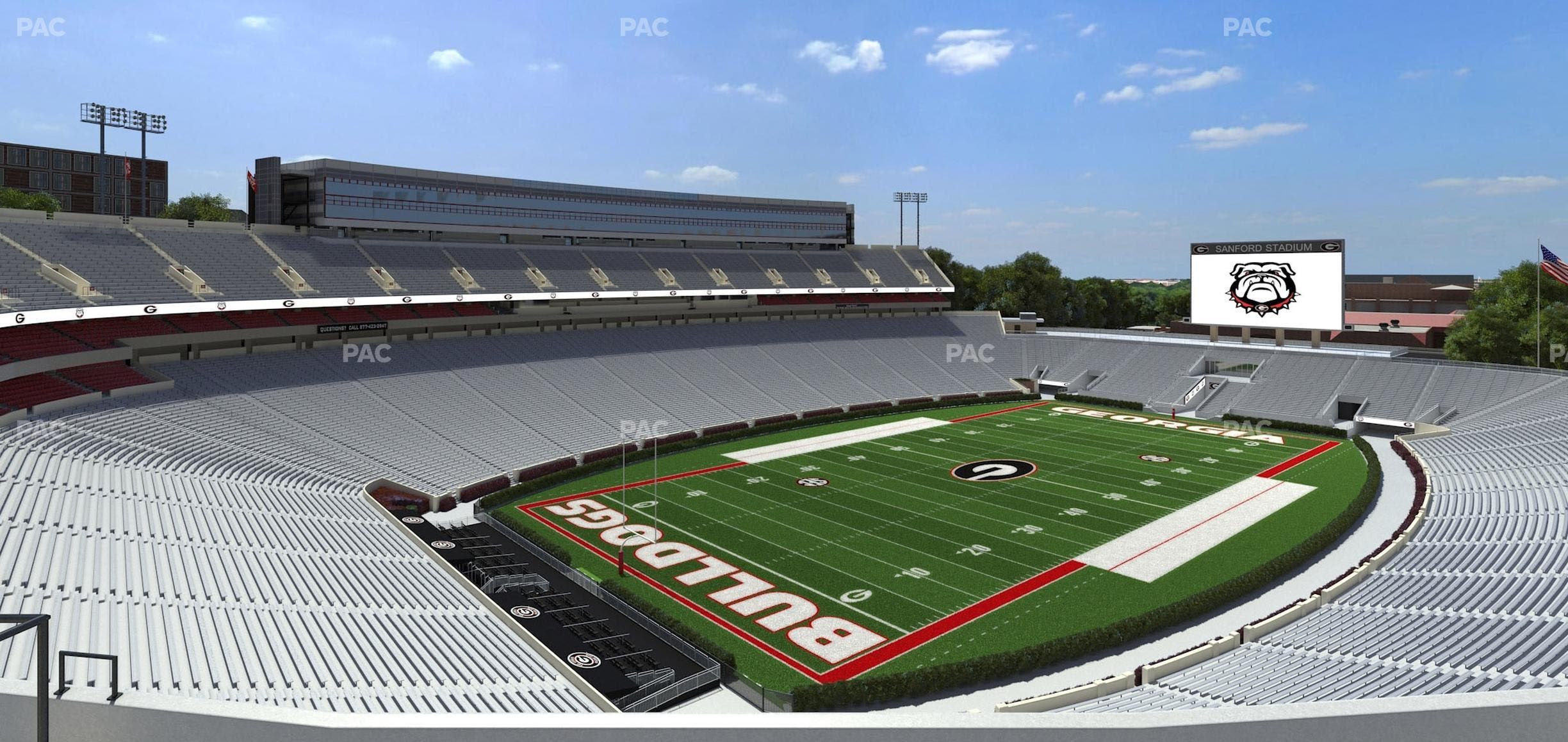 Sanford Stadium - Section 314 Seat View