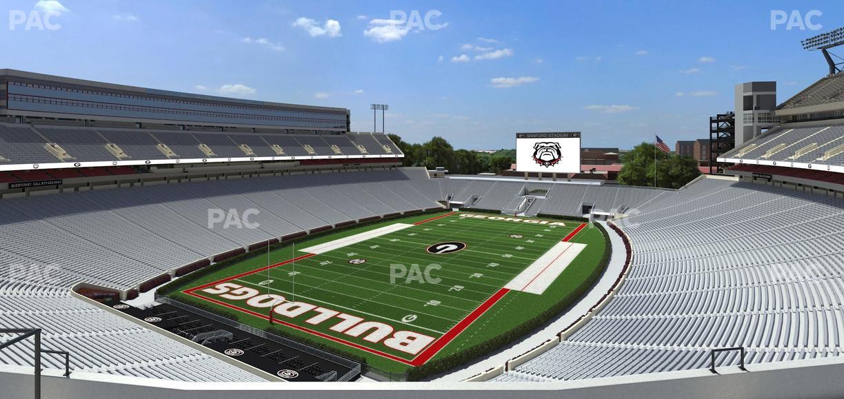 Sanford Stadium - Section 315 Seat View