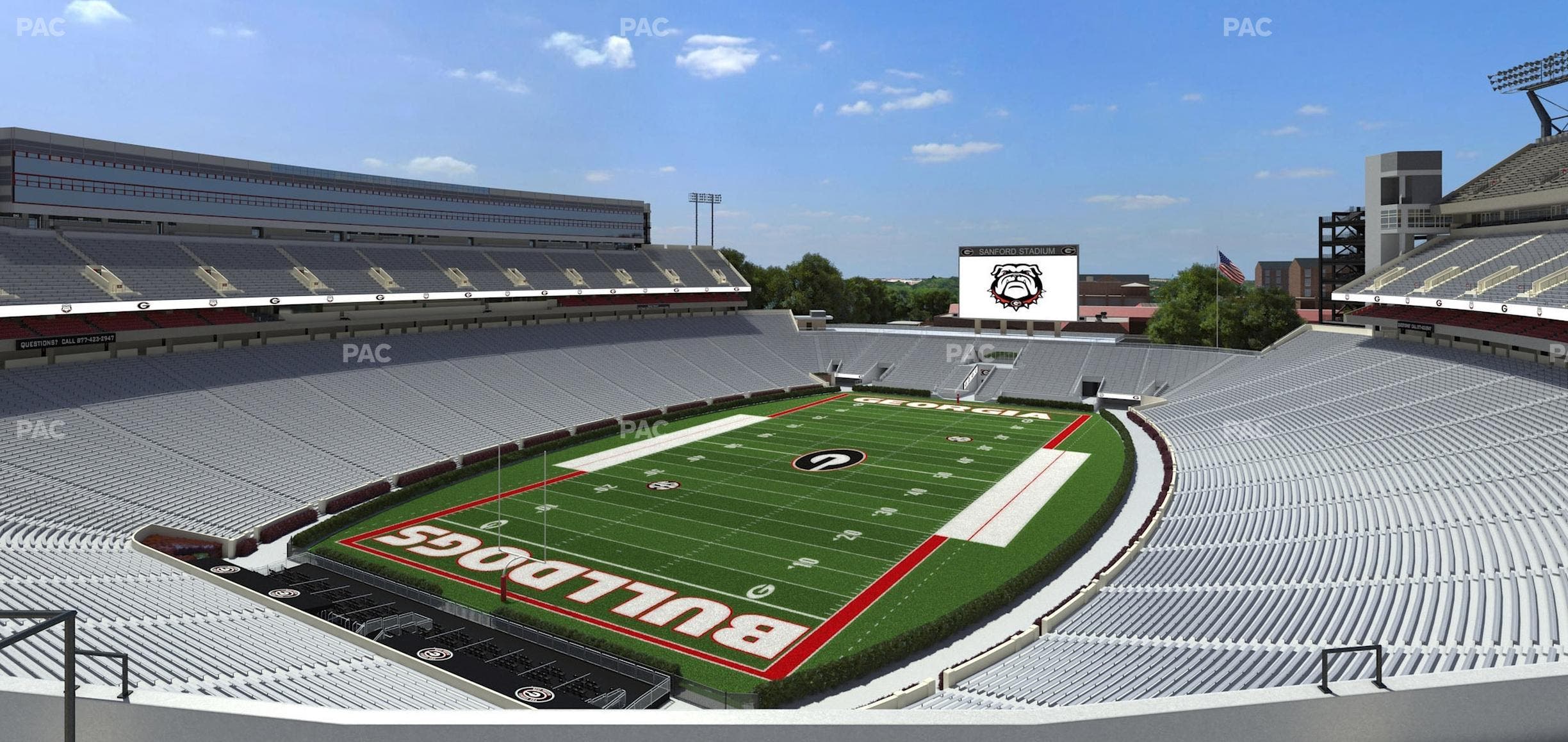 Sanford Stadium - Section 315 Seat View