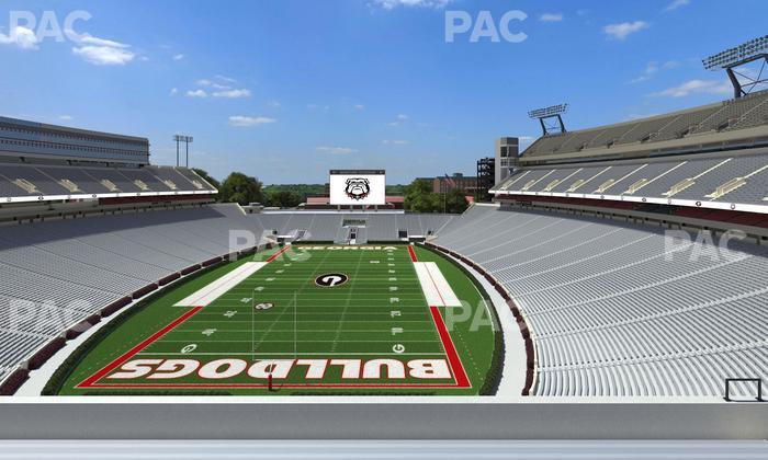 Sanford Stadium - Section 318 Seat View