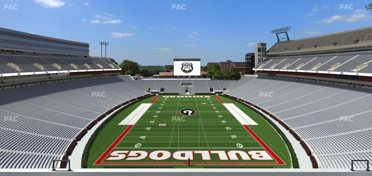 Sanford Stadium - Section 319 Seat View