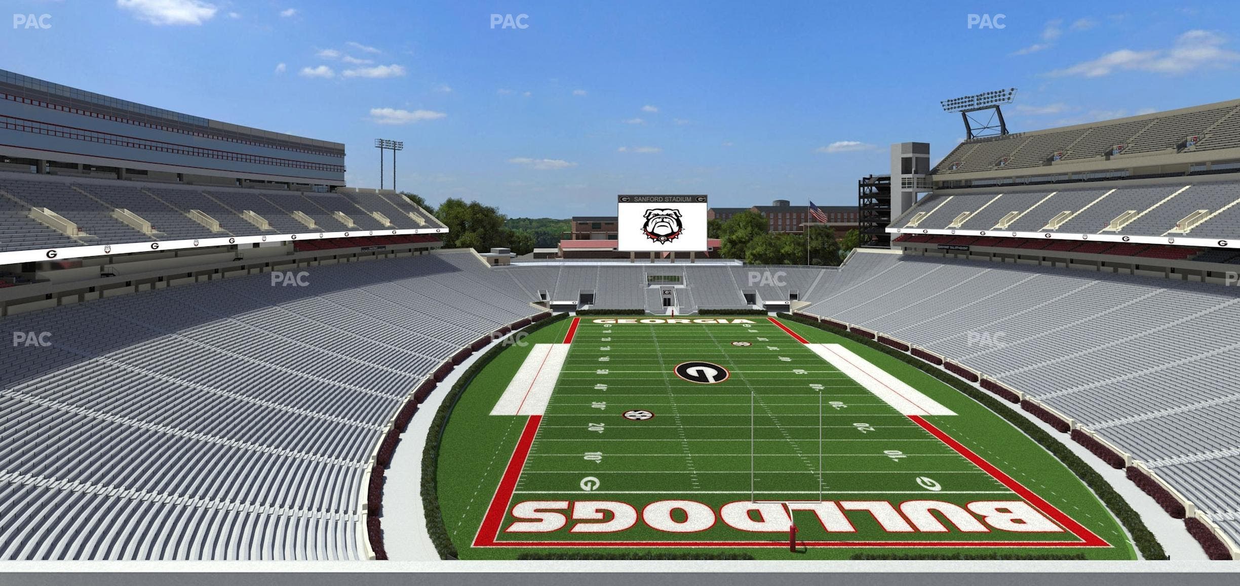 Sanford Stadium - Section 320 Seat View
